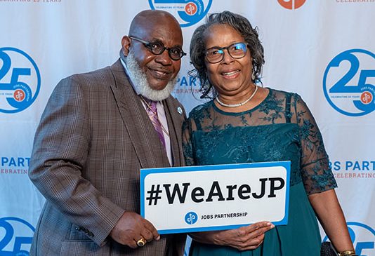 holding #WeAreJP sing